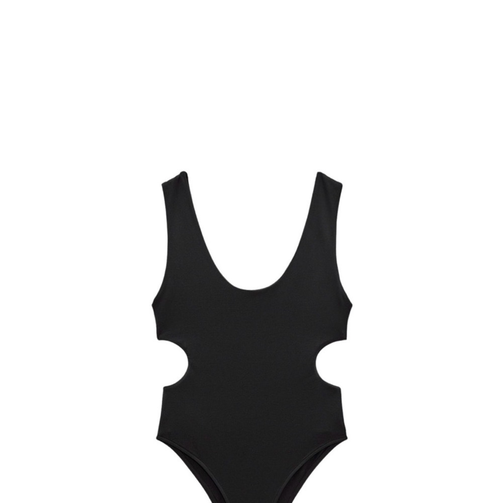 Zara Black Cutout Bodysuit